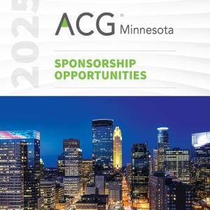 Sponsorship Opportunities | ACG Minnesota